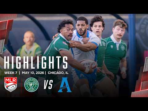 Is the 2026 Season Already Decided? | Chicago vs Anthem | Sunday Night Rugby Highlights | MLR Week 7